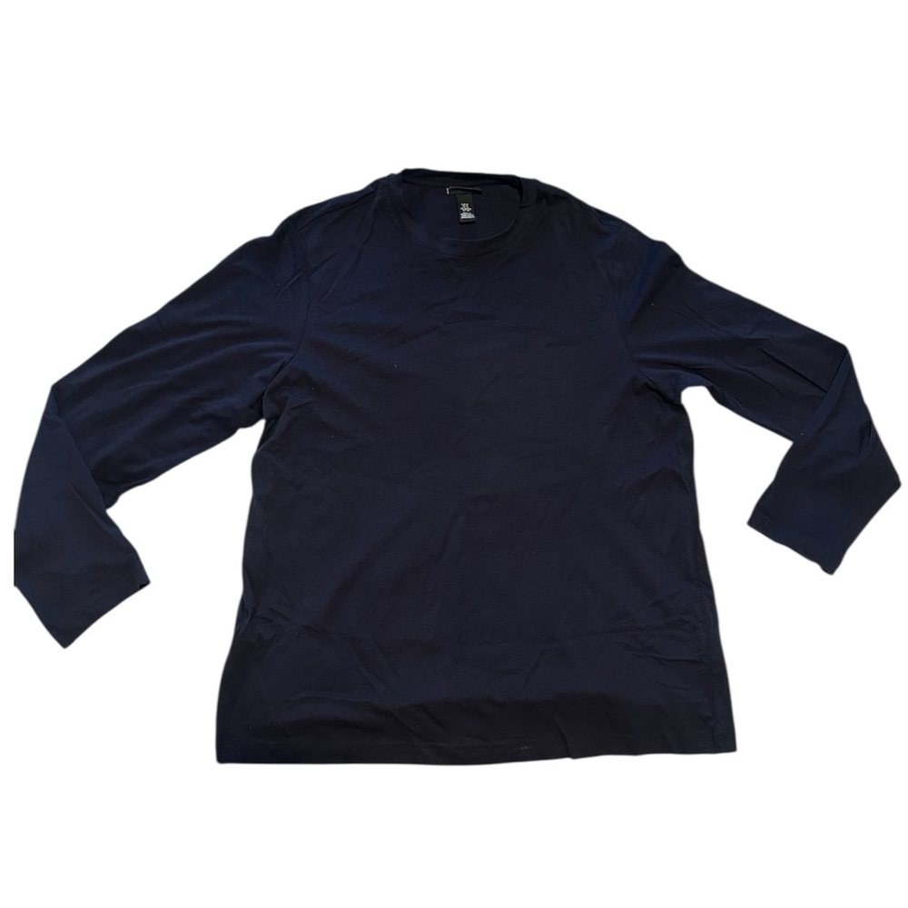 H&M Men's Navy Blue Shirt
